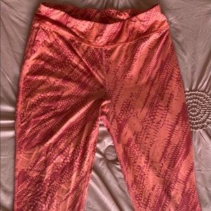 Peach yoga pants